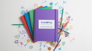 Cuaderno interactivo con ejercicios cortos de programación y atención. Ideal para reforzar concentración y lógica