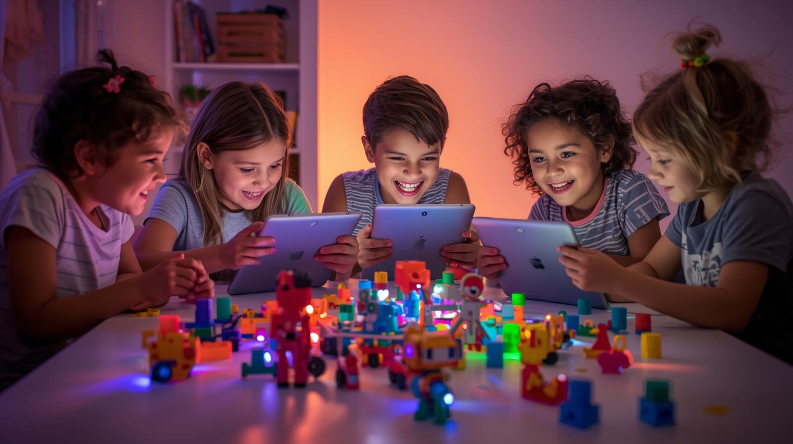 promocional de la tienda Code4Kids que muestra inclusión, diversión y aprendizaje STEAM para todos los niños.